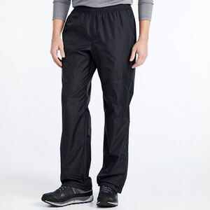 L.L. Bean Men's Black Trail Rain Pants